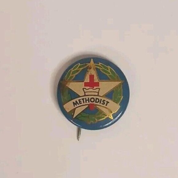 United Methodist Church Pin Vintage Religious Spiritual Collectable - Picture 1 of 3